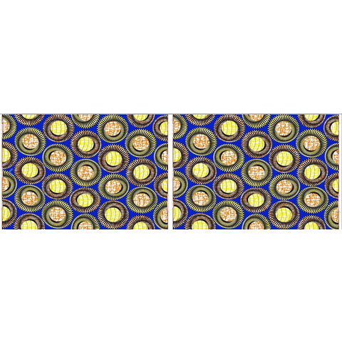 polyester double wax printing fabric 100gsm double width 234cm
