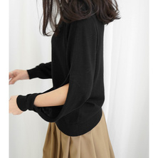 2019 autumn wool sweater sleeves slit women's clothing
