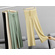 Ice silk knit pants wide leg pants elastic high waist pants